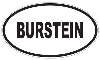 BURSTEIN - Oval Magnet