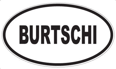 BURTSCHI - Oval Magnet