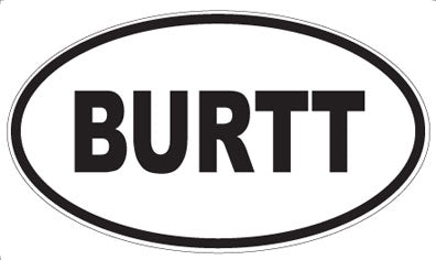 BURTT - Oval Magnet