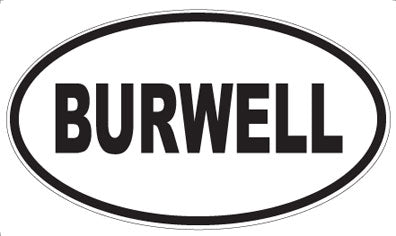 BURWELL - Oval Magnet