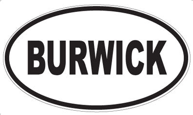 BURWICK - Oval Magnet
