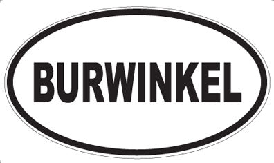 BURWINKEL - Oval Magnet