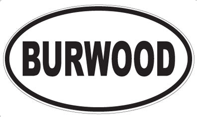 BURWOOD - Oval Magnet