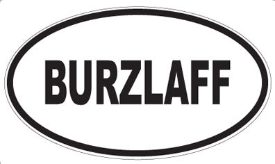BURZLAFF - Oval Magnet
