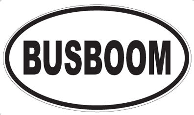 BUSBOOM - Oval Magnet