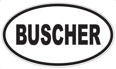 BUSCHER - Oval Magnet