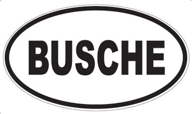 BUSCHE - Oval Magnet