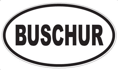 BUSCHUR - Oval Magnet