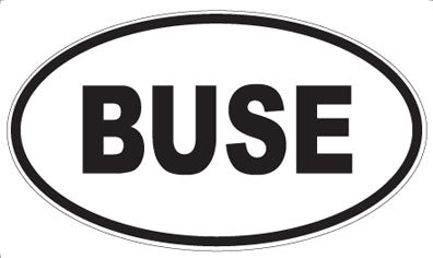 BUSE - Oval Magnet