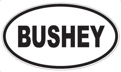 BUSHEY - Oval Magnet
