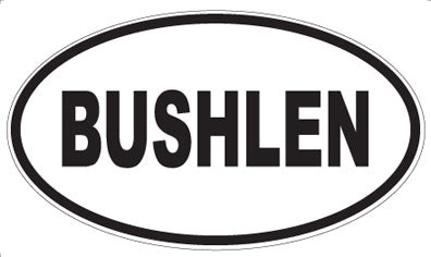 BUSHLEN - Oval Magnet