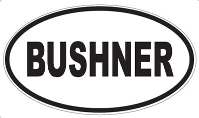 BUSHNER - Oval Magnet