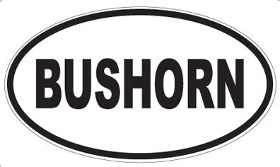 BUSHORN - Oval Magnet