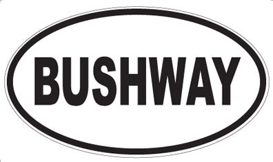 BUSHWAY - Oval Magnet