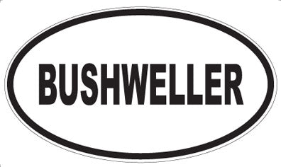 BUSHWELLER - Oval Magnet