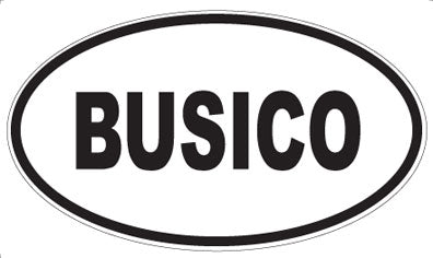 BUSICO - Oval Magnet