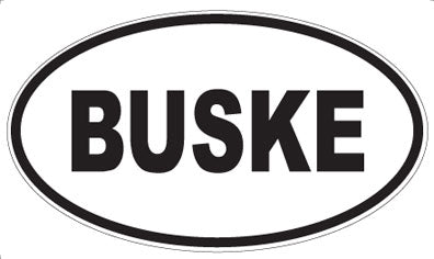 BUSKE - Oval Magnet