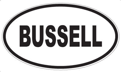 BUSSELL - Oval Magnet