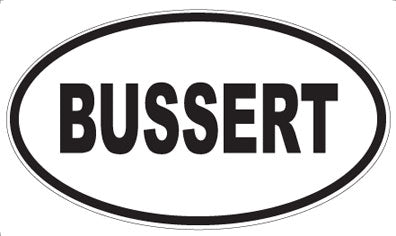 BUSSERT - Oval Magnet