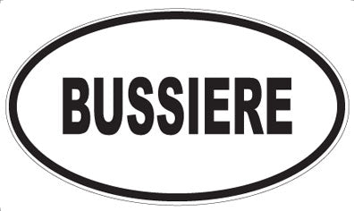 BUSSIERE - Oval Magnet