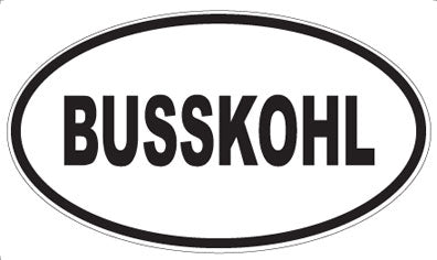 BUSSKOHL - Oval Magnet