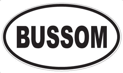 BUSSOM - Oval Magnet