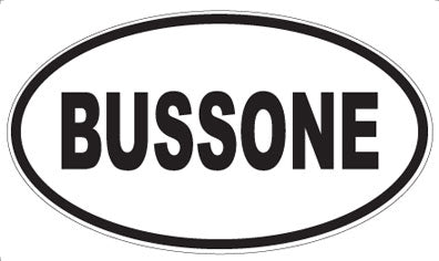 BUSSONE - Oval Magnet