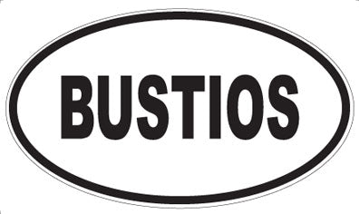 BUSTIOS - Oval Magnet