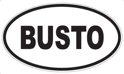 BUSTO - Oval Magnet