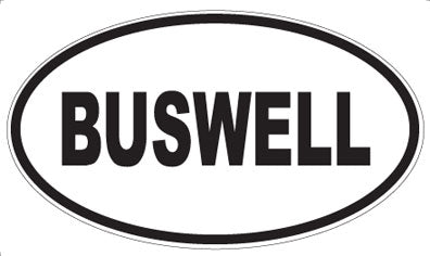 BUSWELL - Oval Magnet