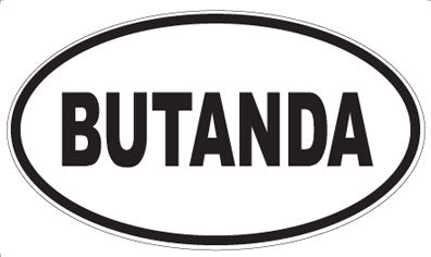BUTANDA - Oval Magnet