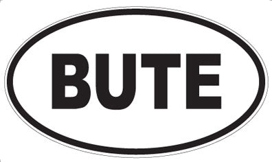 BUTE - Oval Magnet