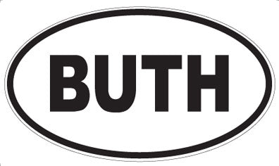 BUTH - Oval Magnet