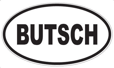 BUTSCH - Oval Magnet