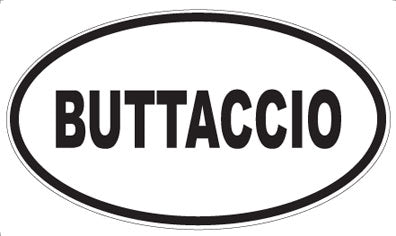 BUTTACCIO - Oval Magnet