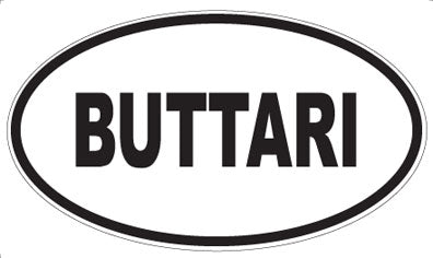 BUTTARI - Oval Magnet