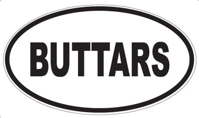 BUTTARS - Oval Magnet