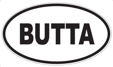 BUTTA - Oval Magnet