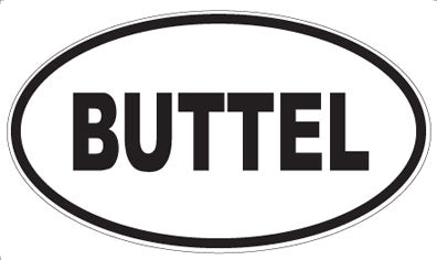 BUTTEL - Oval Magnet