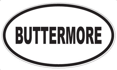 BUTTERMORE - Oval Magnet