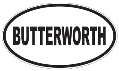 BUTTERWORTH - Oval Magnet
