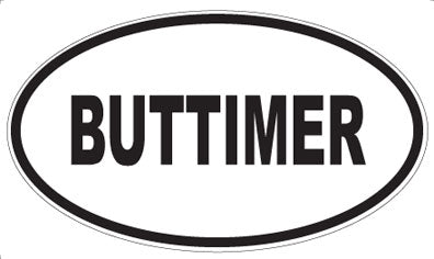 BUTTIMER - Oval Magnet