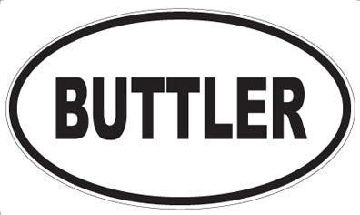 BUTTLER - Oval Magnet
