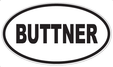BUTTNER - Oval Magnet