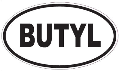 BUTYL - Oval Magnet