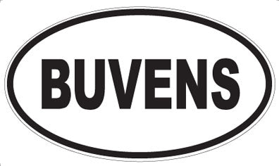 BUVENS - Oval Magnet