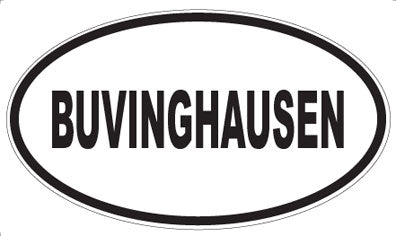 BUVINGHAUSEN - Oval Magnet