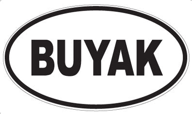BUYAK - Oval Magnet
