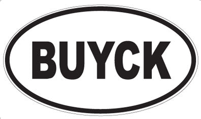 BUYCK - Oval Magnet