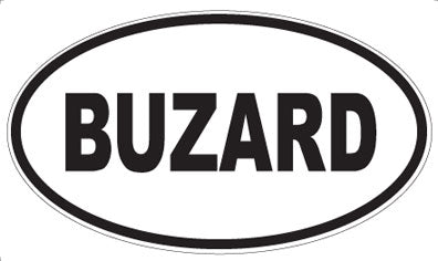 BUZARD - Oval Magnet